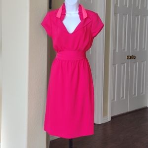 Tahari Belted Pink Dress